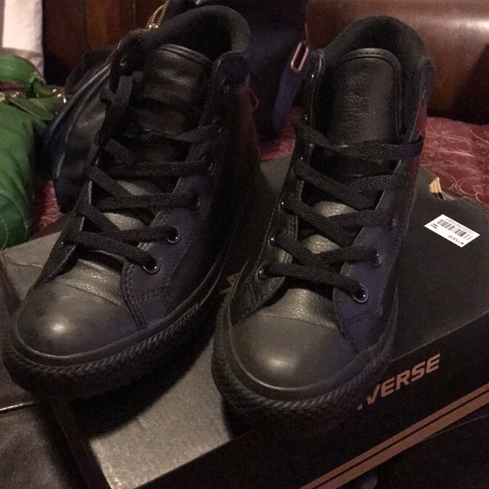 Leather Chuck Taylor’s